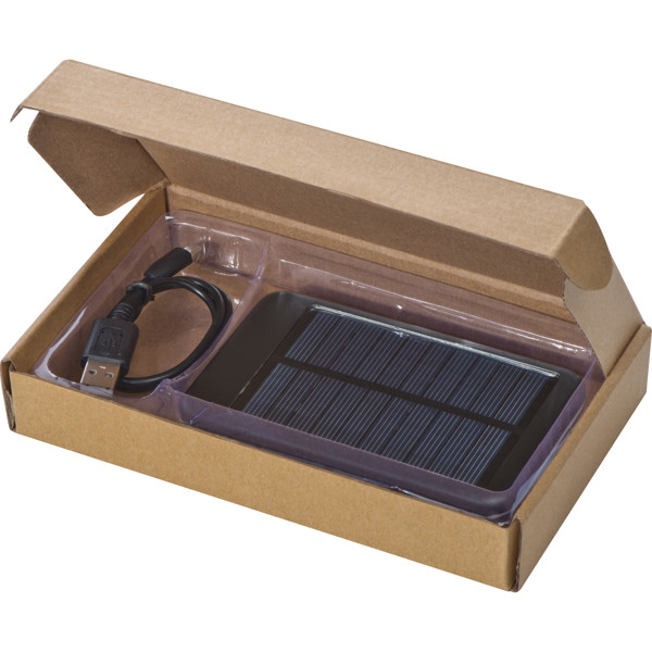Solar powerbank LEONARD - Black