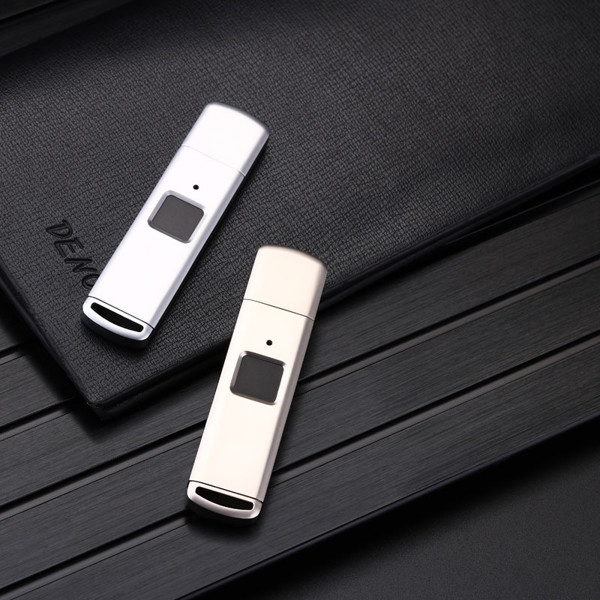 USB Flash drive with finger print XT492 - SILVER_32GB