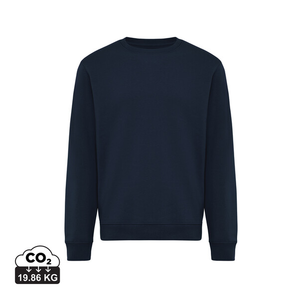 Mikina IQONIQ Torla z recyklované bavlny - Námořní Modř / 4XL