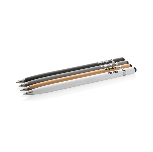 Kovinsko pero Xd Collection, črnilo Dokumental® 1200m - Bela