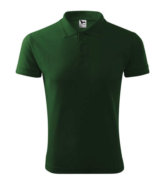 Polokošile Pánská Malfini® Pique Polo - Lahvově Zelená / 2XL