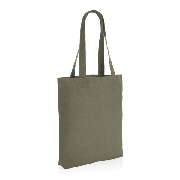 Nebarvená taška Impact z 285g recykl. canvas AWARE™ - Zelená