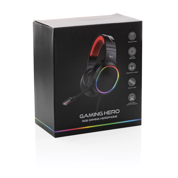 Slušalke Gaming Hero, nizka latenca, RGB osvetlitev