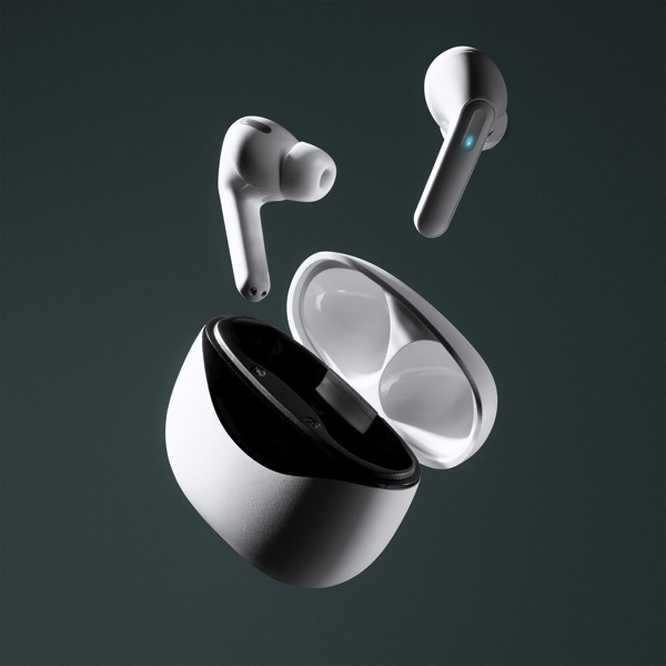 Auriculares inalámbricos personalizados con cancelación de ruido y estuche de carga