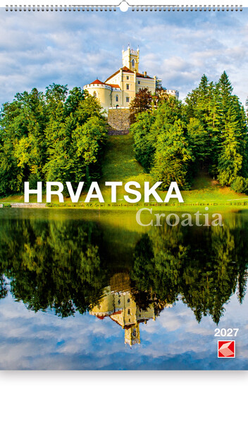 Okomiti zidni kalendar – Hrvatska / Croatia