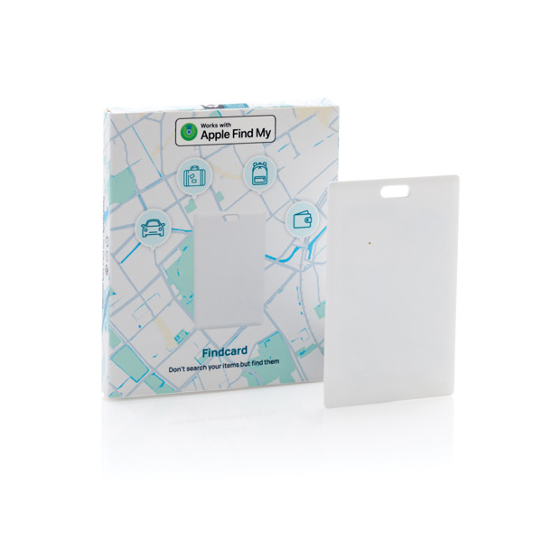 Findcard RCS recycled plastic item finder card