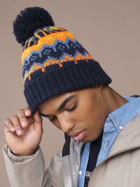 Retro Ski Beanie - Snow Blossom