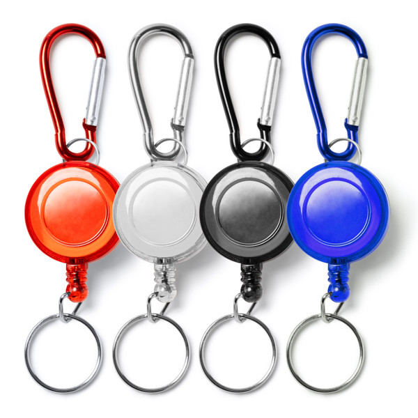 Extendable Keyring Doki - White