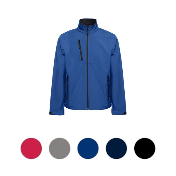 THC EANES. Softshell jacket (unisex) in polyester and elastane - Grey / M