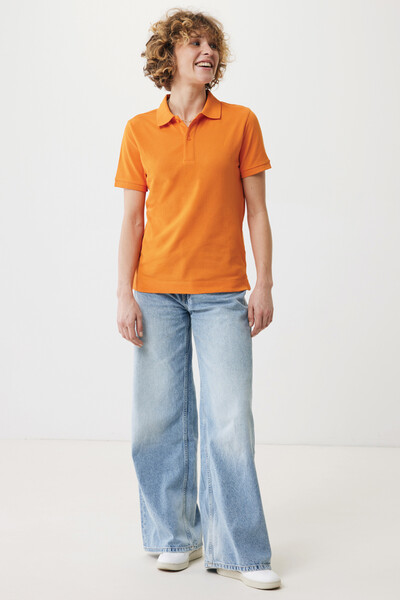Iqoniq Yosemite recycled cotton pique polo - Orange / L