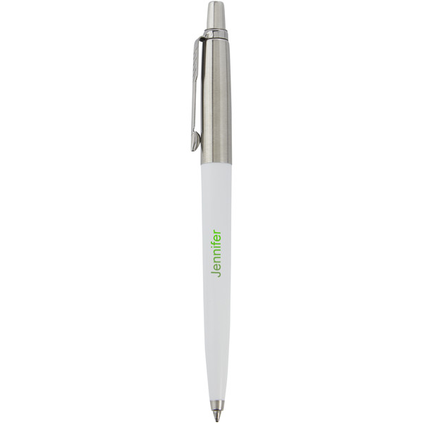 Penna a sfera Parker Jotter Recycled (inchiostro blu) - Bianco