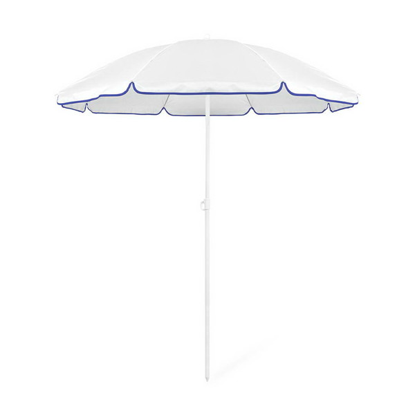 Sombrilla Mojácar - Blanco / Azul