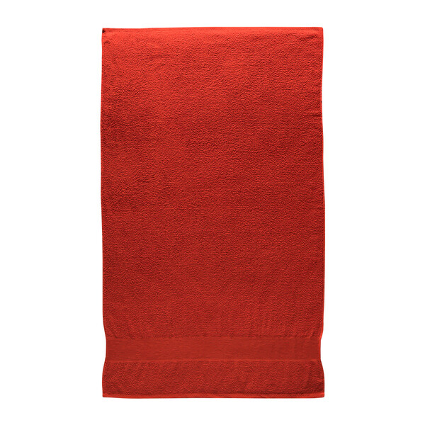 Terry Cotton Towel With Printable Band - Red