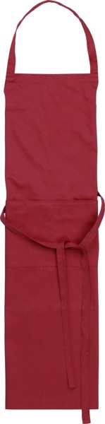 Cotton and polyester (240 gr/m²) apron - Burgundy
