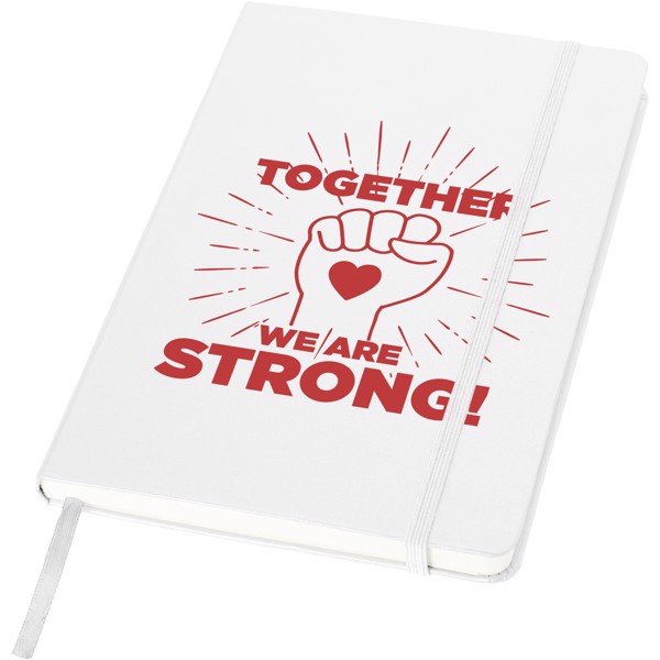 Classic A5 hard cover notebook - White