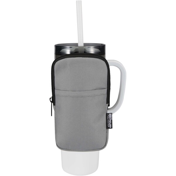 Byron GRS recycled bottle pouch - Grey