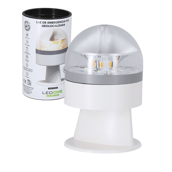 Luz Emergência V16 Geolocalizada Busby - Branco