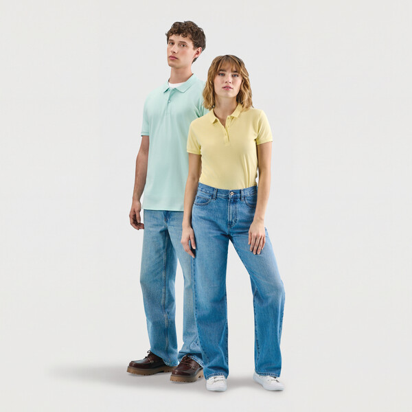 PLANET WOMEN polo 170g - Amarelo ClaroL