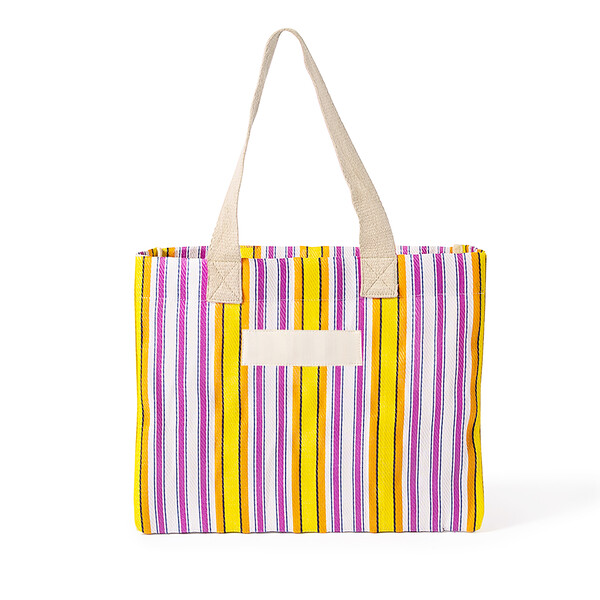 Beach bag Milos - Yellow (f8fa26)