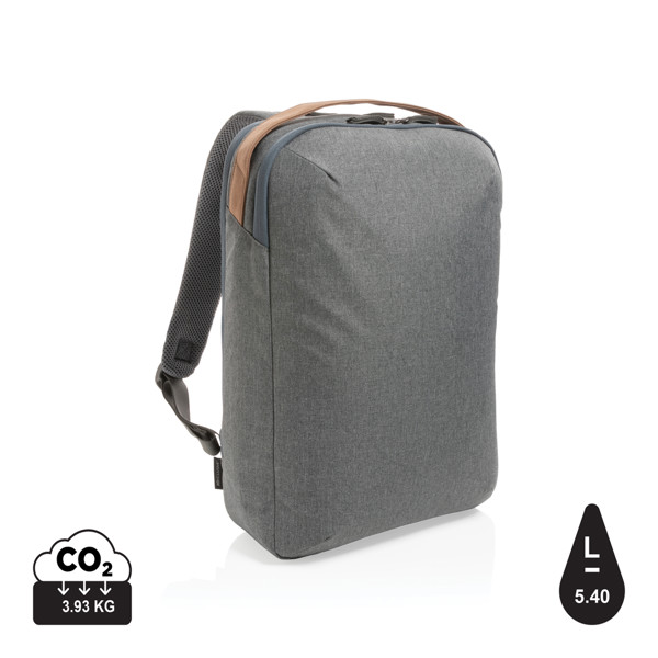 Impact AWARE™ deluxe dvobojni ruksak za laptop 15,6" od 300D materijala