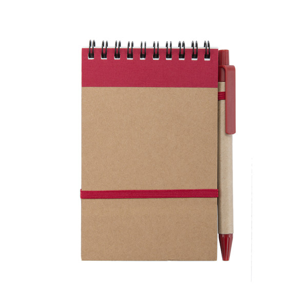 Libreta Ecocard - Rojo