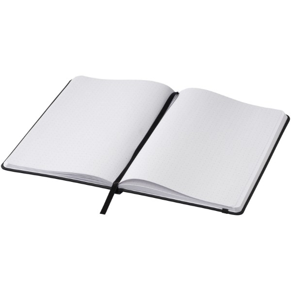 Blocco note A5 con pagine punteggiate Spectrum - Nero