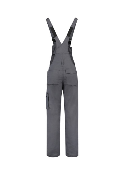 Pracovné Nohavice S Trakmi Unisex Tricorp Dungaree Overall Industrial - Convoy Gray / S