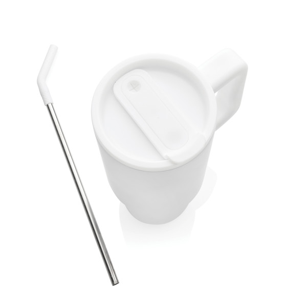 Kozarec Xd Collection 900 ml, reciklirano jeklo - Bela