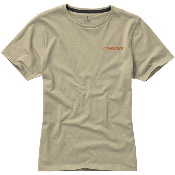 Camiseta de manga corta para mujer "Nanaimo" - Caqui / XL