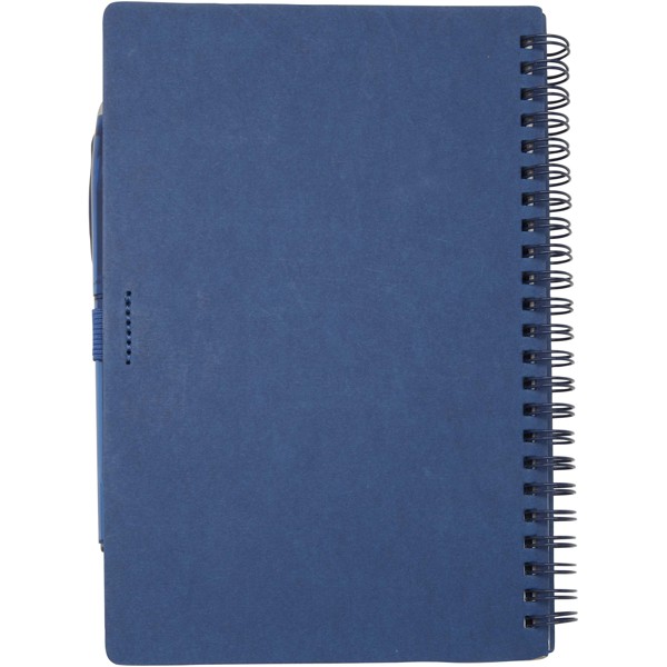 Carnet A5 à couverture souple réutilisable et parure de stylos Slate (encre noire) - Marine
