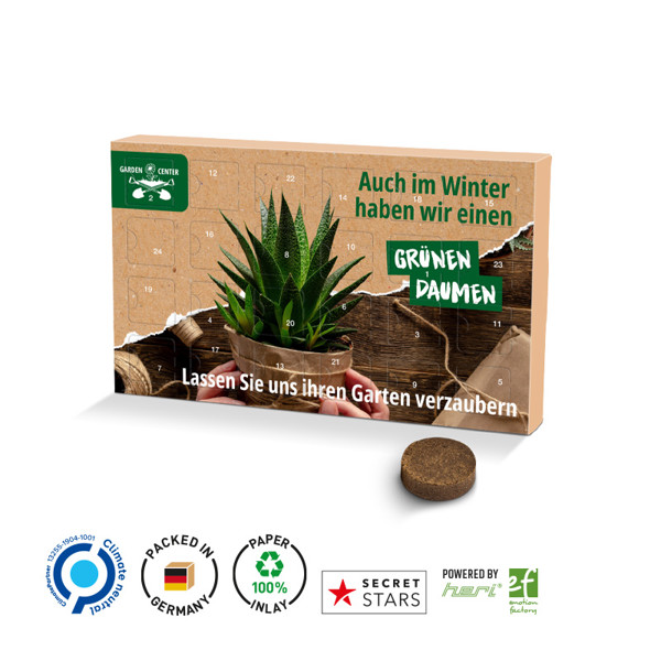 Growing advent calendar eco L, seed bags