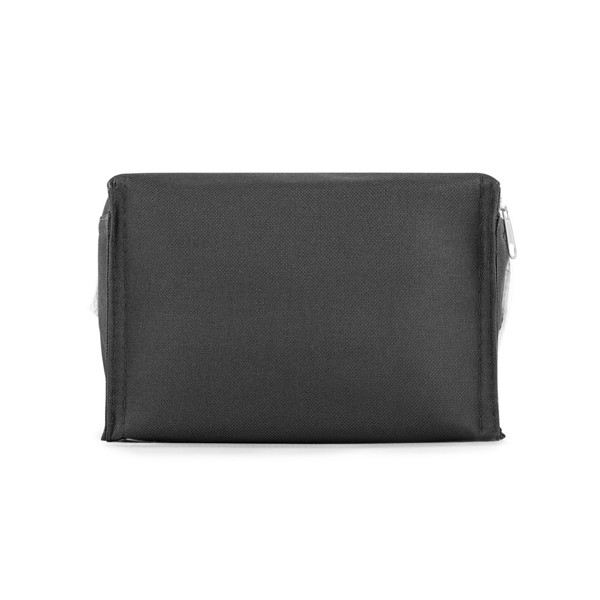 JEDDAH. Chladicí taška 3 L z materiálu polyester 600D - Černá