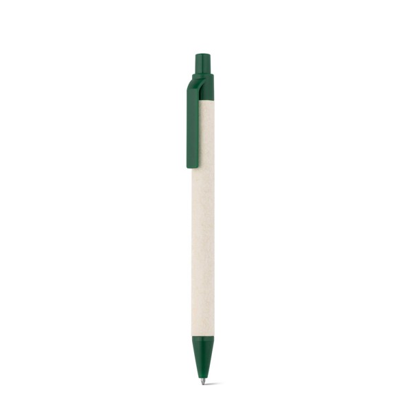 MILINK. Kuličkové pero ze 100% recyklovaného papíru - Tmavě Zelená