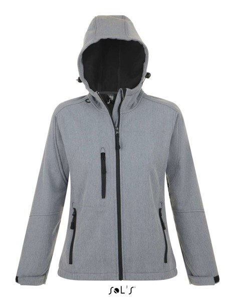 Sol's Replay Women - Softshell με κουκούλα - Grey Melange / S