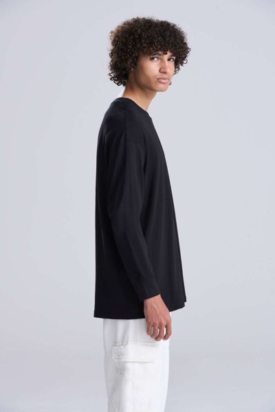 Oversize 100 Long Sleeve T - White / XL
