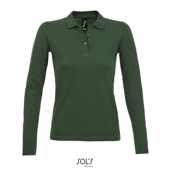 PERFECT SENHORA LSL POLO180 Perfect Lsl Women - Verde Garrafa EscuroM