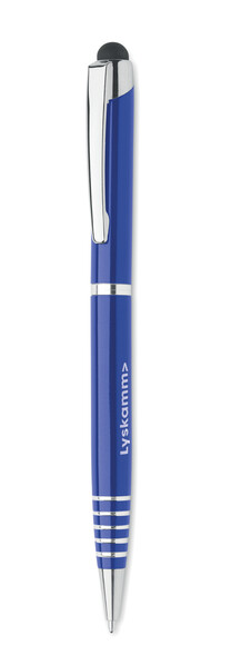 Stylo à bille stylet Florina - Bleu