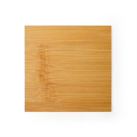 Personalized bamboo coaster set with box (4 units)