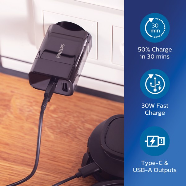 XD - Philips ultra fast PD travel charger
