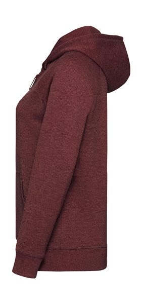 Ladies' Hd Zipped Hood Sweat - White / XL