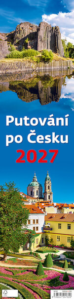 Nástěnný kalendář Putování po Česku 12 × 48 cm