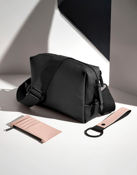 Matte Pu Keyring - Black / ONE SIZE