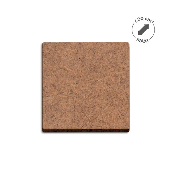 MAGNET SUR-MESURE MDF EP 3 mm AVEC AIMANT NÉODYME AU DOS (20cm2maxi) - Echantillon