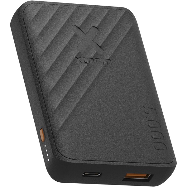 Powerbank de carregamento rápido de 12 W e 5000 mAh "Xtorm XG205 Go2" - Preto liso