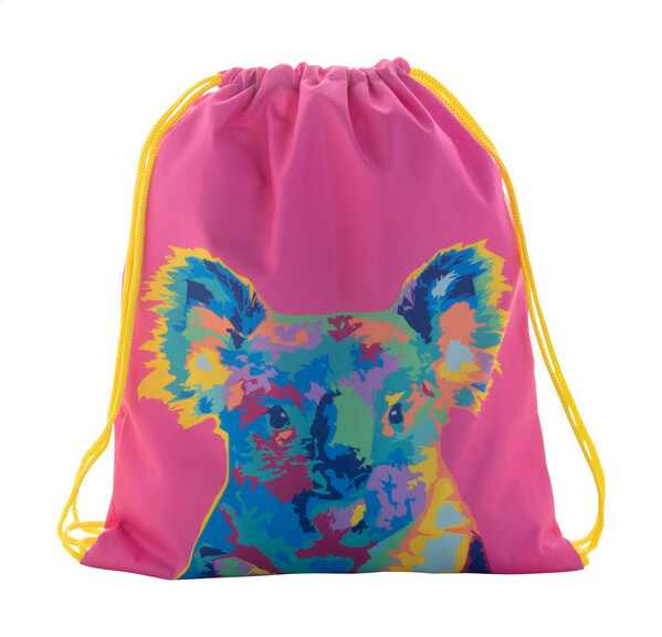 Sac piscine personnalisé pour enfants CreaDraw Kids - Jaune / Blanc
