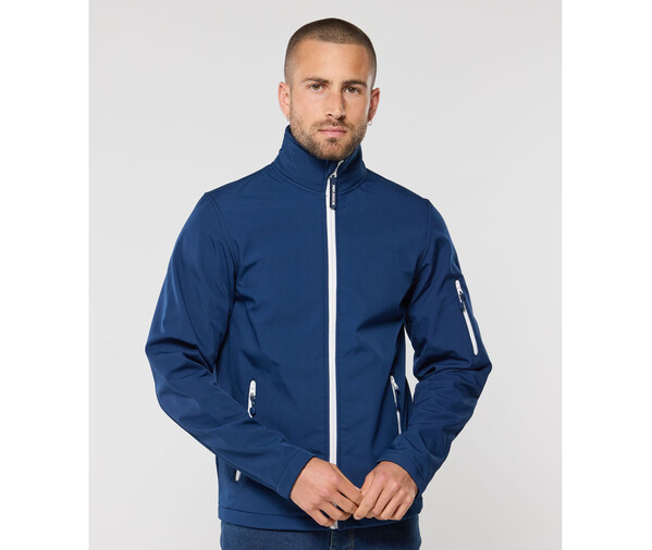 Veste Softshell homme 3 couches - DEEP ROYAL BLUE / XXL