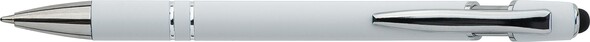 Recyclede aluminium balpen Primo - wit