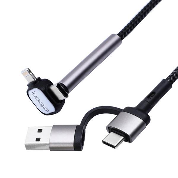 Illuminated USB data cable 4in1 UC043