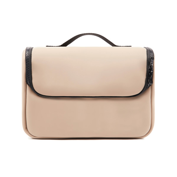 Vinga Baltimore toiletry bag, water-repellent PU - Greige