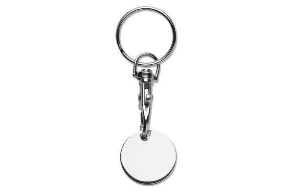 Porte-clés jeton de caddie